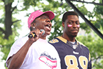 Jared and Yulinda Cook St. Louis Rams Power of a Promise Spe